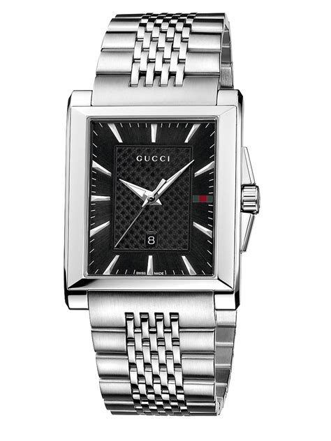 mens stainless steel gucci square redface dial|gucci g-timeless.